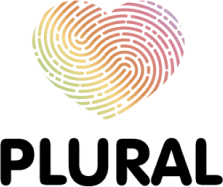 coração de cor arco-íris seguido da palavra plural coração de cor arco-íris seguido da palavra plural