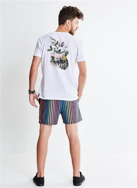 camiseta life is short folhagem camiseta life is short folhagem