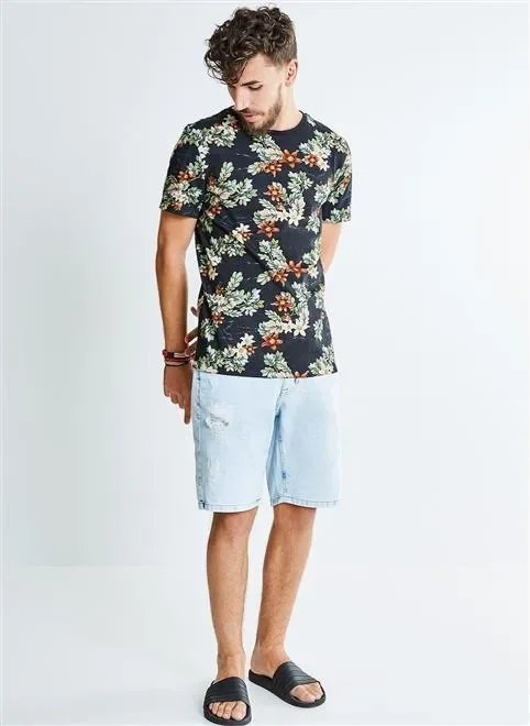camiseta full folhagens flores camiseta full folhagens flores