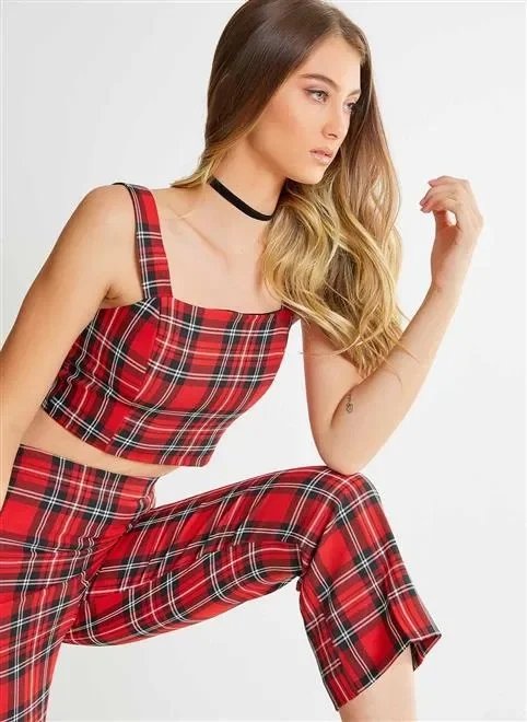calça alfaiataria xadrez calça alfaiataria xadrez