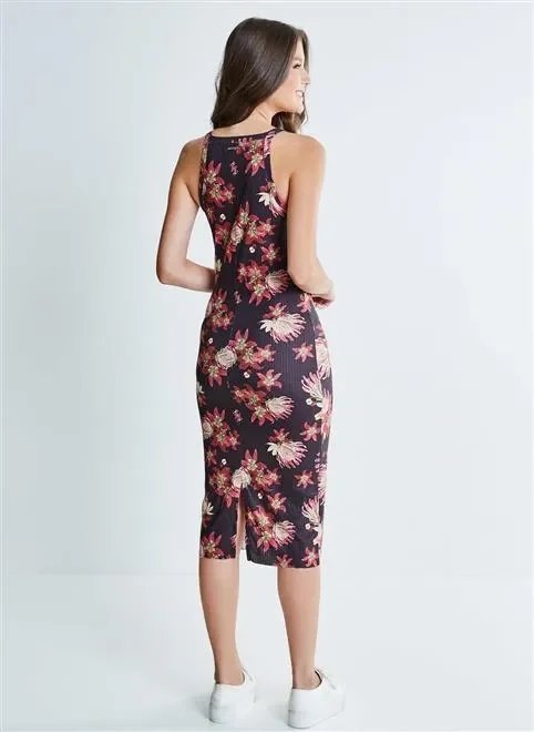 vestido tubo floral exotico tiago vestido tubo floral exotico tiago