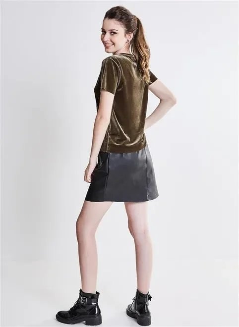 blusa solo mc veludo blusa solo mc veludo