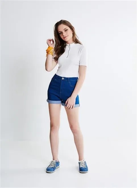 blusa gola zíper redondo blusa gola zíper redondo
