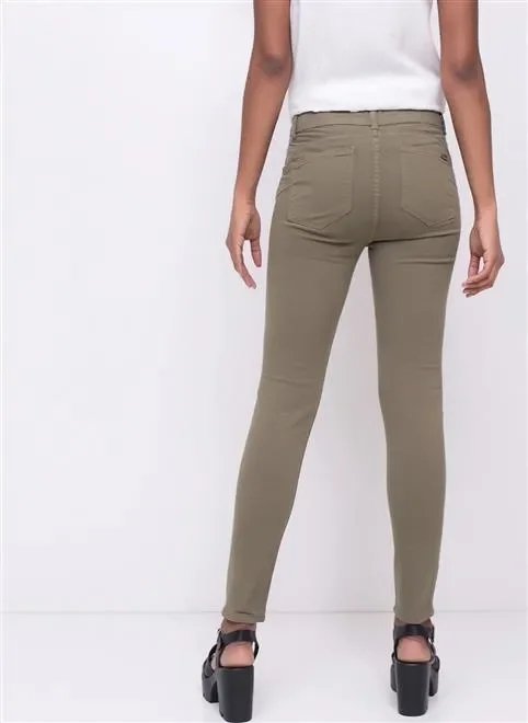 calça tb de sarja color push up calça tb de sarja color push up