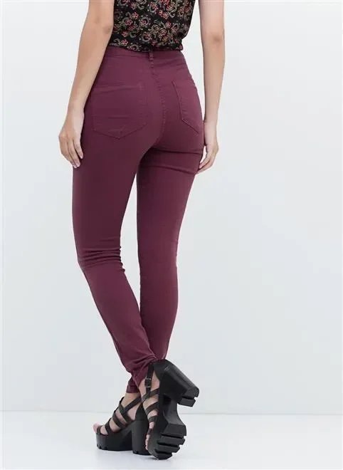 calça table sarja cintura alta calça table sarja cintura alta