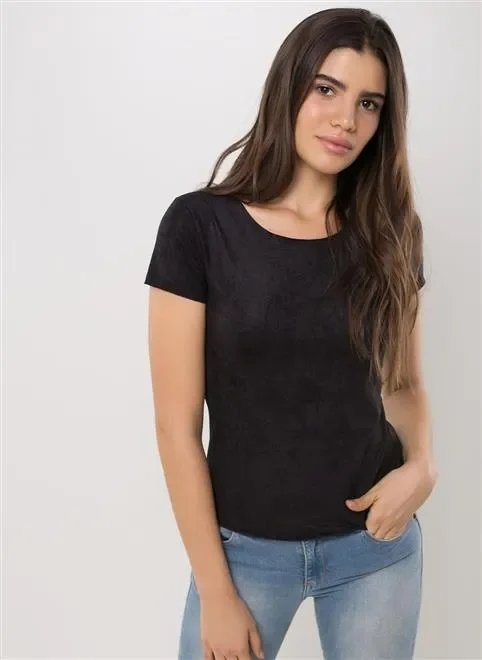 blusa solo mc regular sued blusa solo mc regular sued