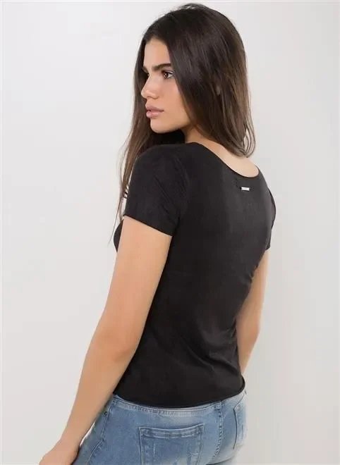 blusa solo mc regular sued blusa solo mc regular sued