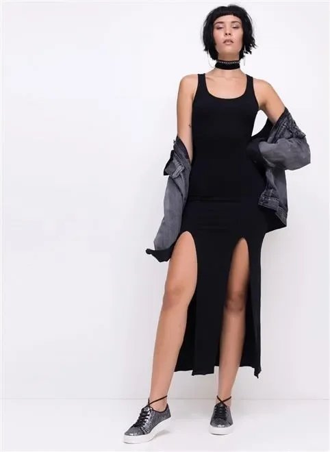 vestido sm longo fendas vestido sm longo fendas