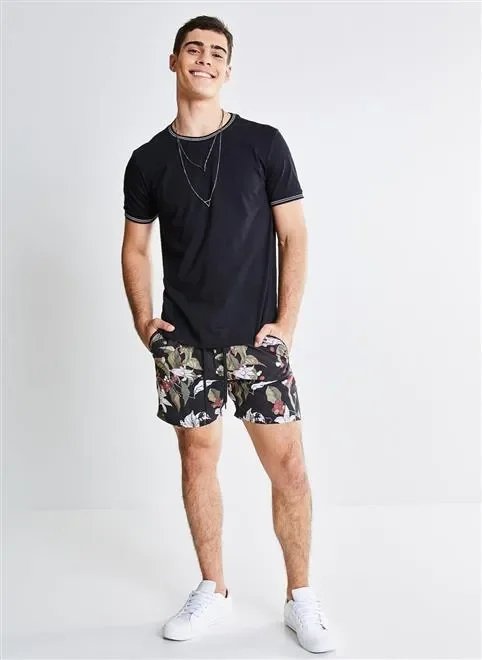 bermuda banho full café preto bermuda banho full café preto