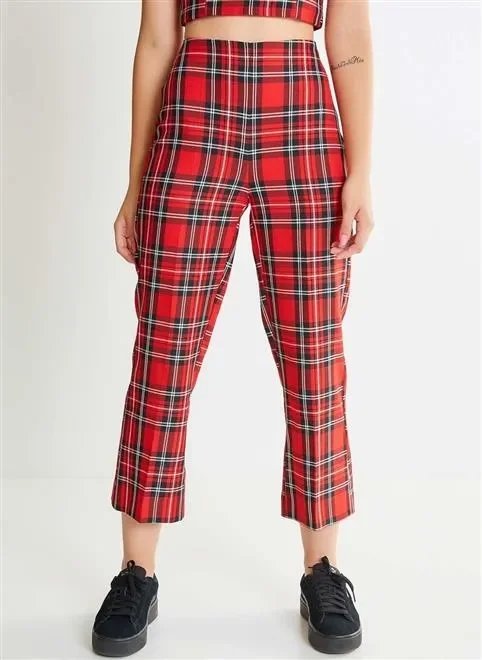 calça alfaiataria xadrez calça alfaiataria xadrez