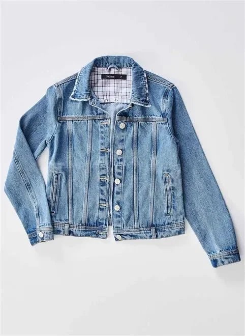 jaqueta jeans regular thy jaqueta jeans regular thy