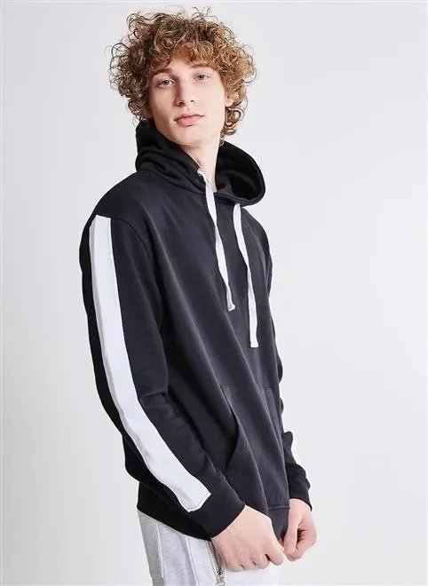 moletom cang capuz recorte manga preto moletom cang capuz recorte manga preto