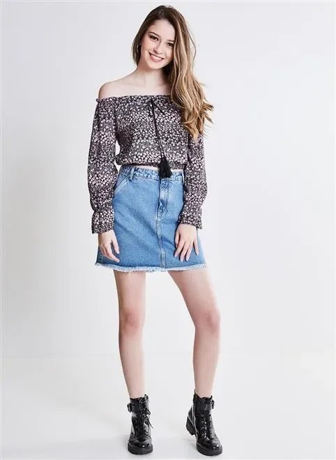 ciganinha manga longa cropped ciganinha manga longa cropped