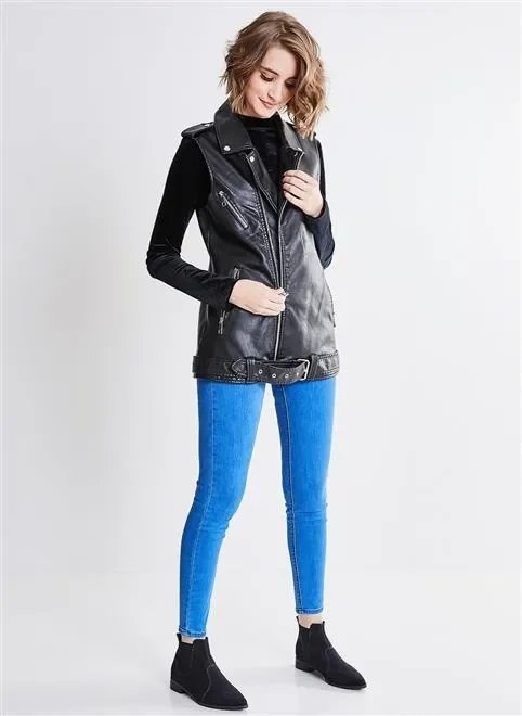 colete pu e cinto colete pu e cinto