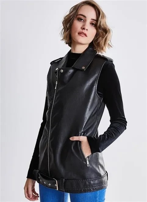 colete pu e cinto colete pu e cinto