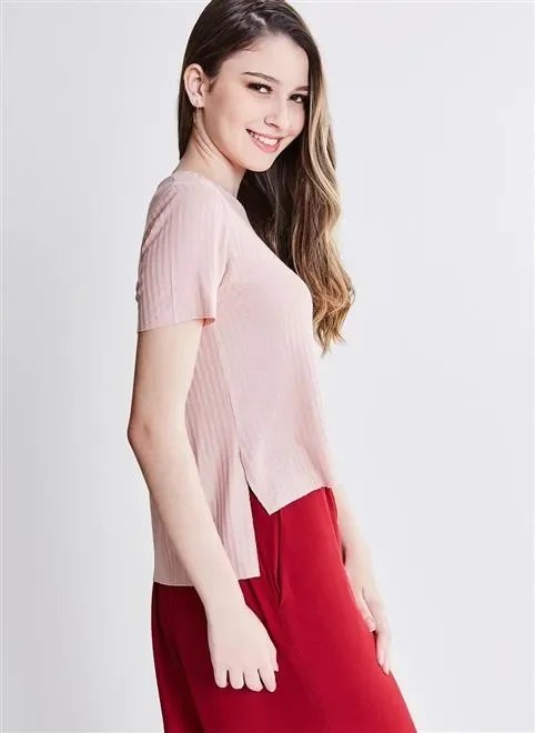 blusa solo rib canelada abert lat blusa solo rib canelada abert lat