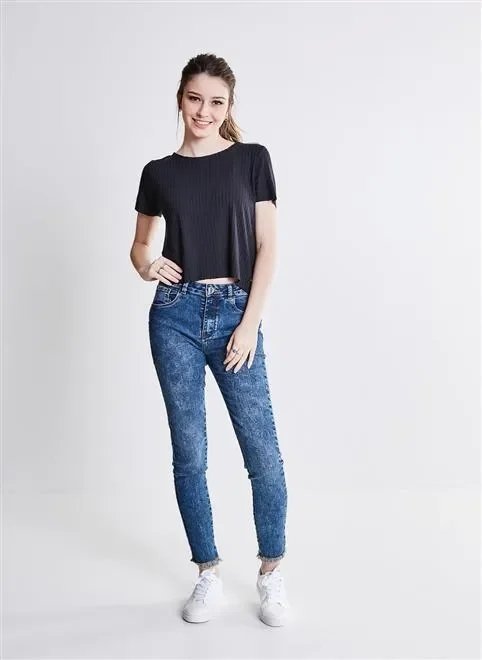 blusa solo rib canelada abert lat blusa solo rib canelada abert lat