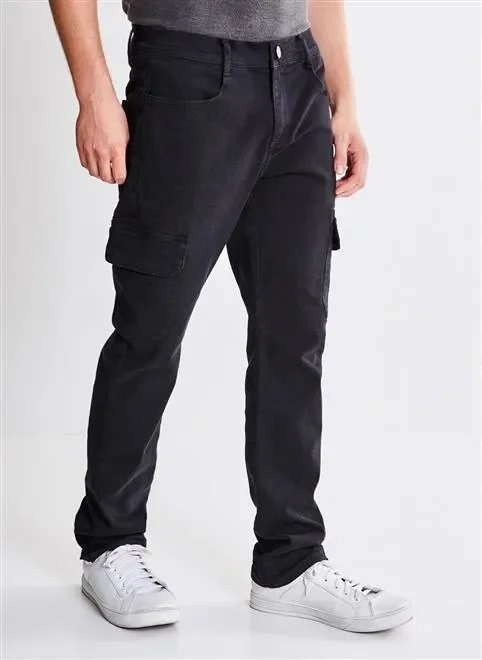 calça sarja cargo calça sarja cargo