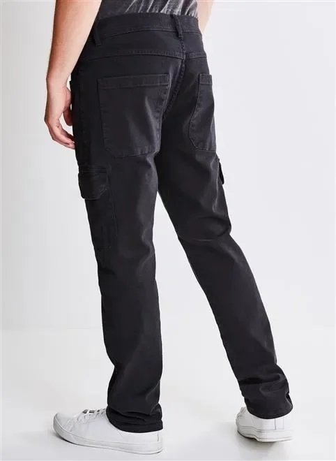 calça sarja cargo calça sarja cargo