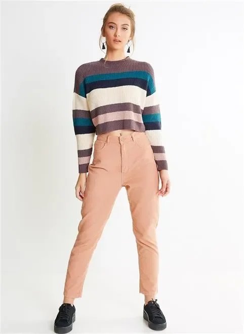 blusa listras chenile blusa listras chenile