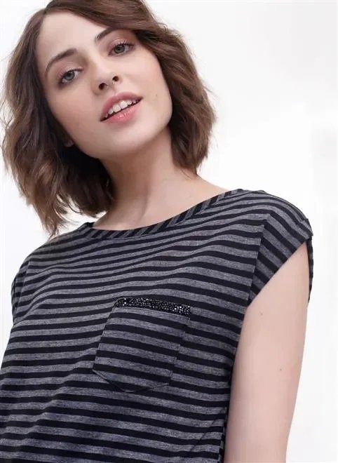 blusa listra bolsinho web blusa listra bolsinho web