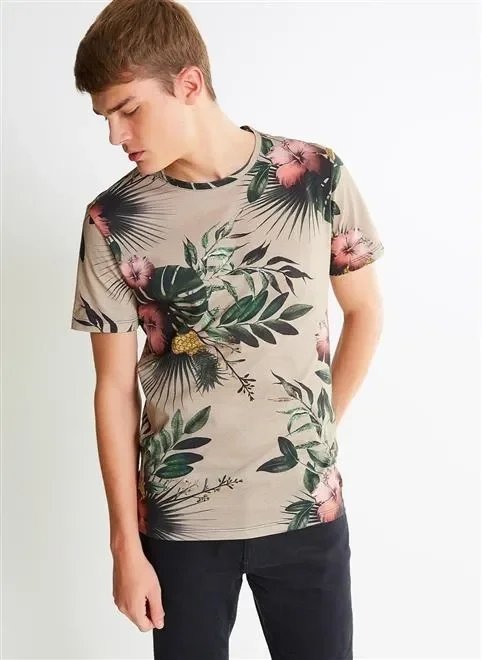 camiseta full havai bege camiseta full havai bege