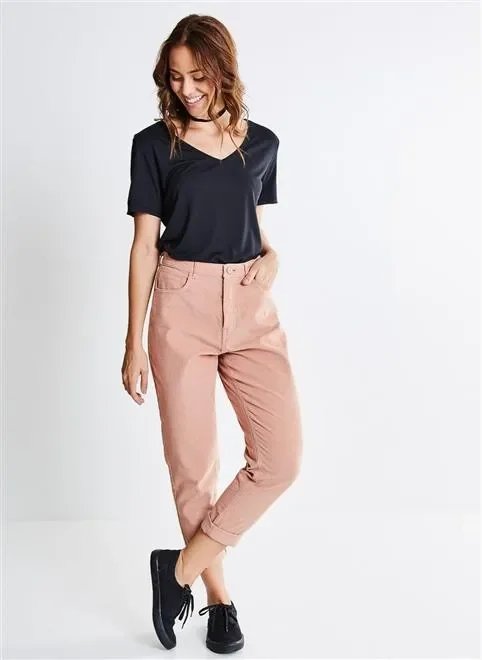 calça mom ca cotele day calça mom ca cotele day