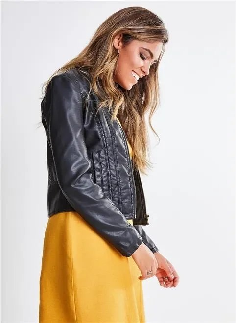 jaqueta básica pu jaqueta básica pu