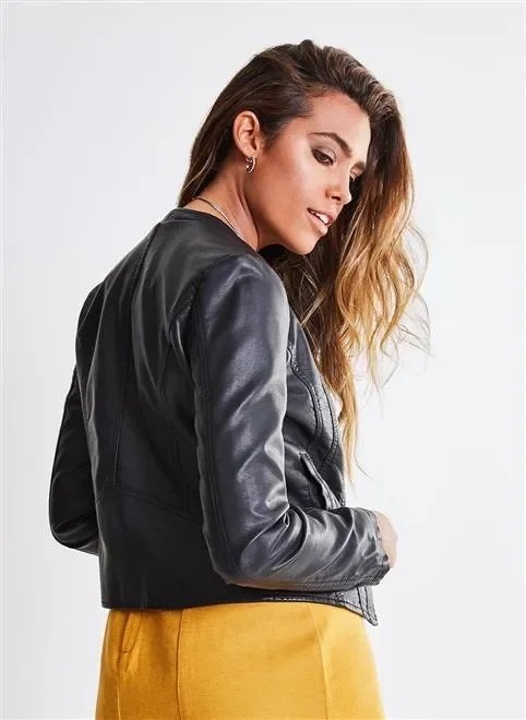 jaqueta básica pu jaqueta básica pu