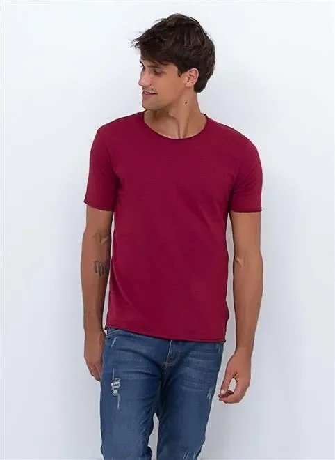 camiseta básica vinho camiseta básica vinho
