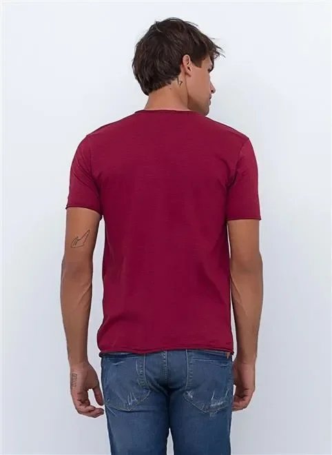 camiseta básica vinho camiseta básica vinho
