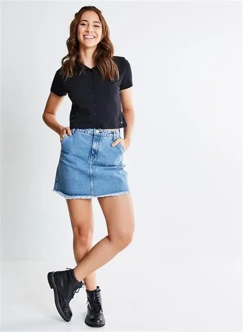 blusa polo botões blusa polo botões