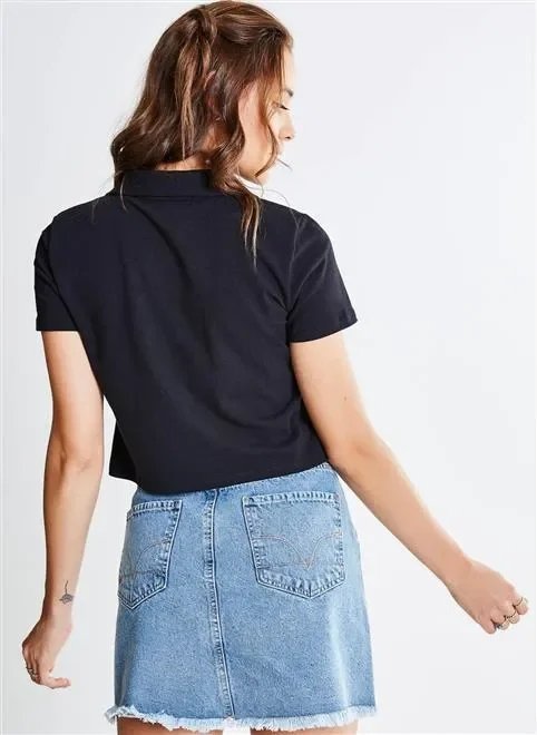 blusa polo botões blusa polo botões