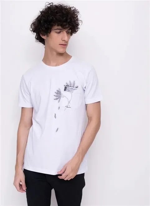 camiseta silk localizado folhagem no bol camiseta silk localizado folhagem no bol