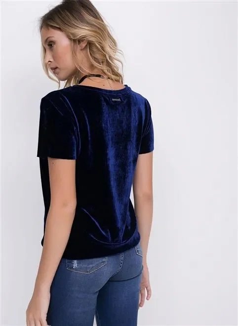 blusa solo mc veludo blusa solo mc veludo