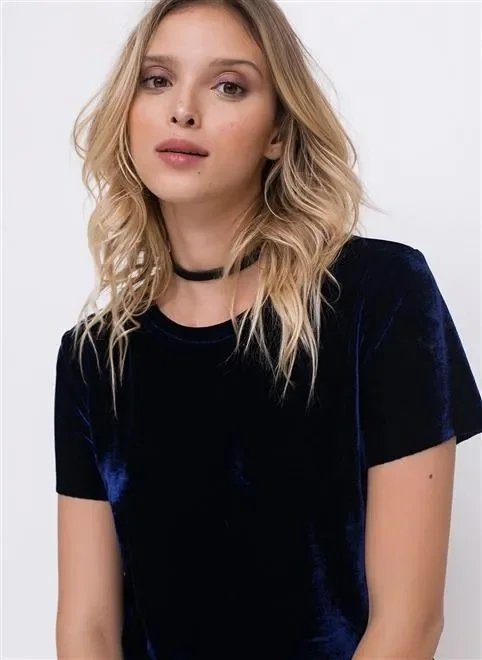 blusa solo mc veludo blusa solo mc veludo