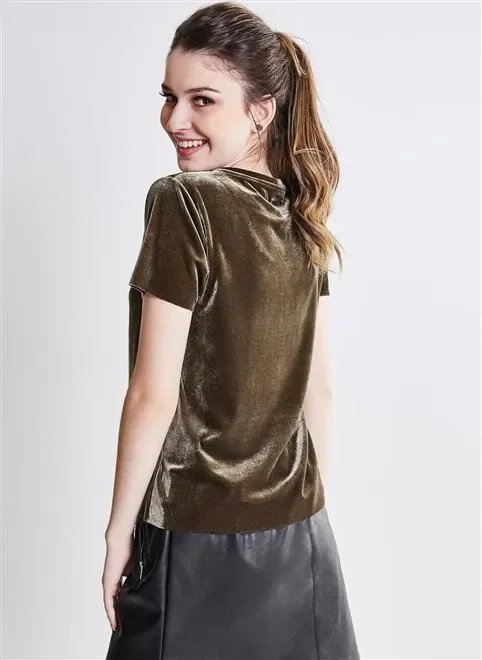blusa solo mc veludo blusa solo mc veludo
