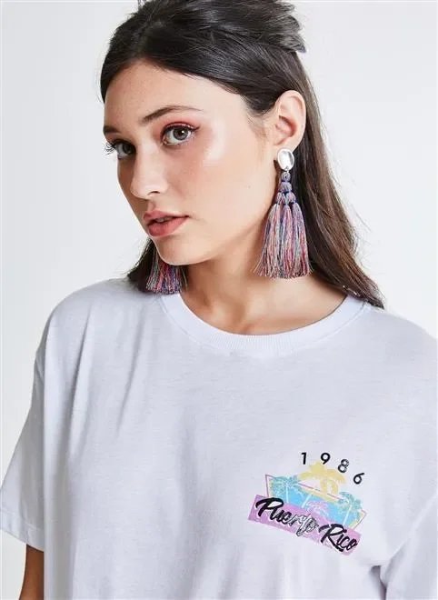 camisetão lettering verano puerto rico camisetão lettering verano puerto rico