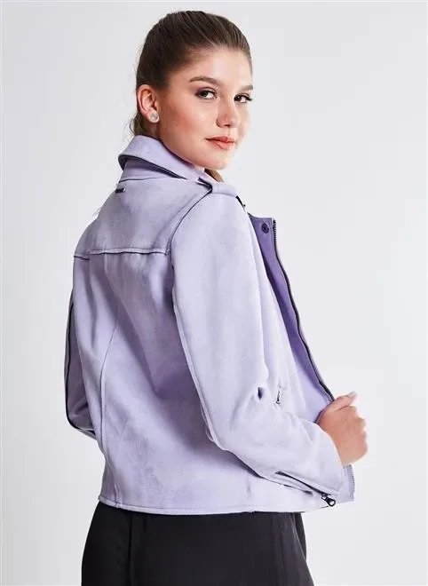 jaqueta suede básica jaqueta suede básica