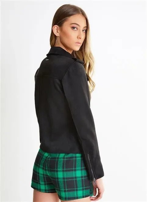 jaqueta suede básica jaqueta suede básica