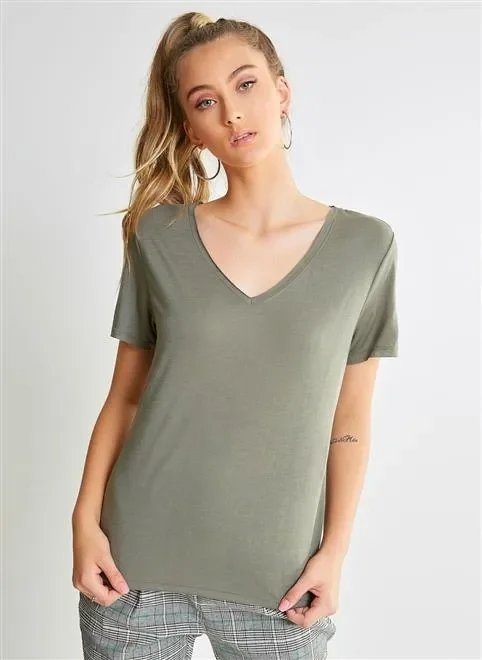 blusa solo decote v a fio blusa solo decote v a fio