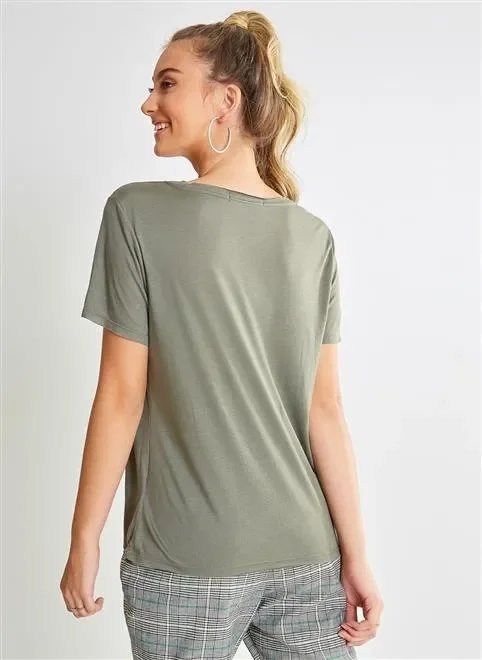 blusa solo decote v a fio blusa solo decote v a fio