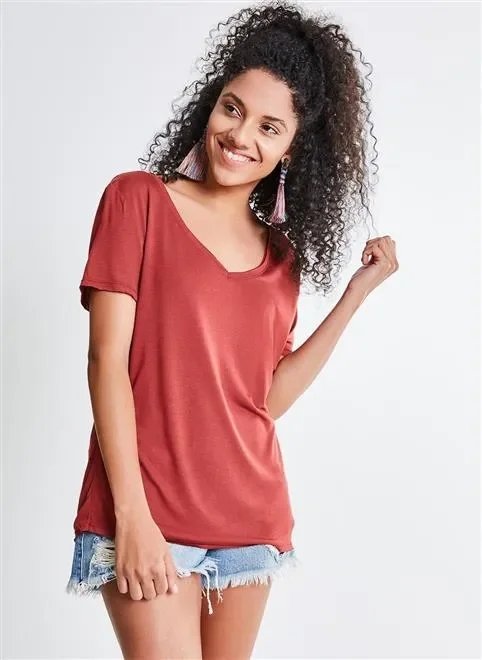 blusa solo decote v a fio blusa solo decote v a fio