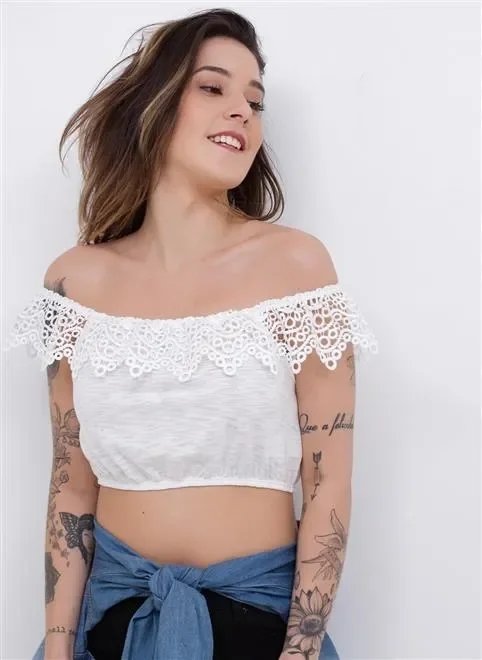 blusa ciganinha com renda blusa ciganinha com renda