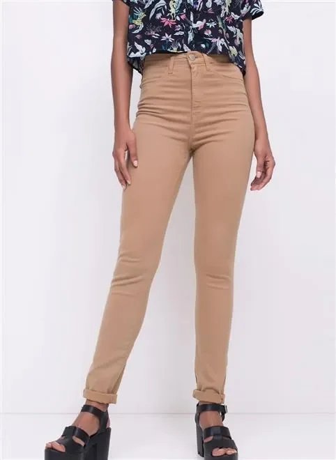 calça table sarja cintura alta calça table sarja cintura alta