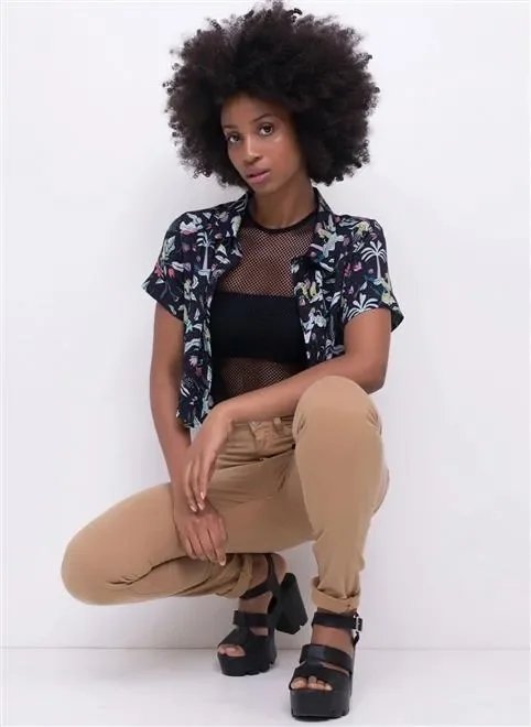 calça table sarja cintura alta calça table sarja cintura alta