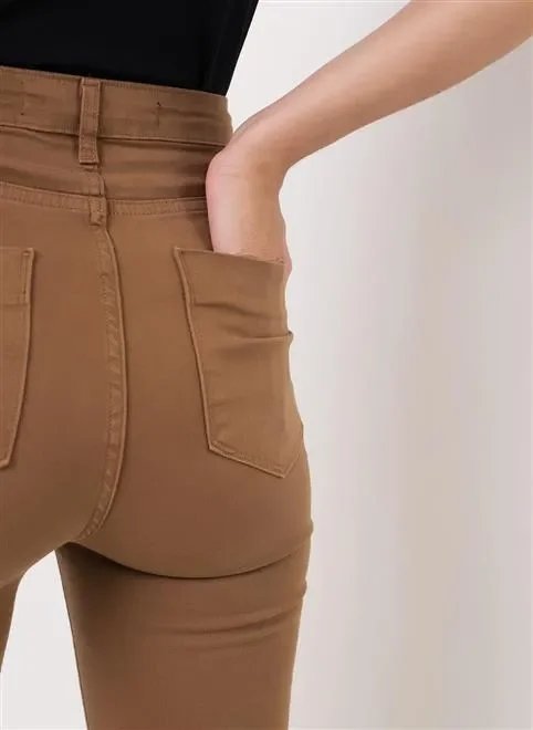 calça table sarja cintura alta calça table sarja cintura alta