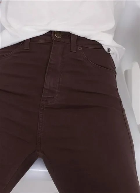 calça table sarja cintura alta calça table sarja cintura alta