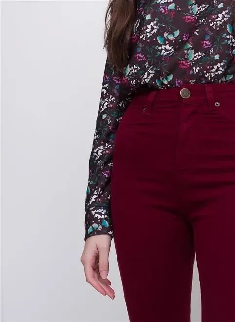 calça table sarja cintura alta calça table sarja cintura alta