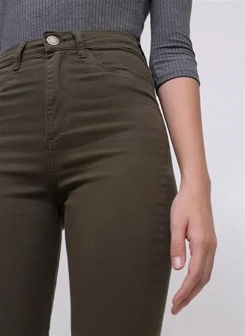 calça table sarja cintura alta calça table sarja cintura alta